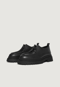Lille - Leather Lace Up Shoe - Black