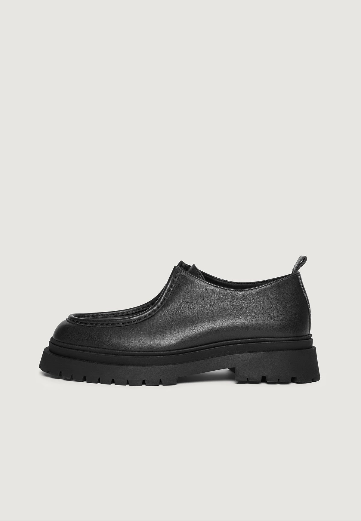 Lille - Leather Lace Up Shoe - Black