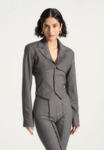 lise-cropped-tailored-blazer-and-button-detail-bandeau-dark-grey
