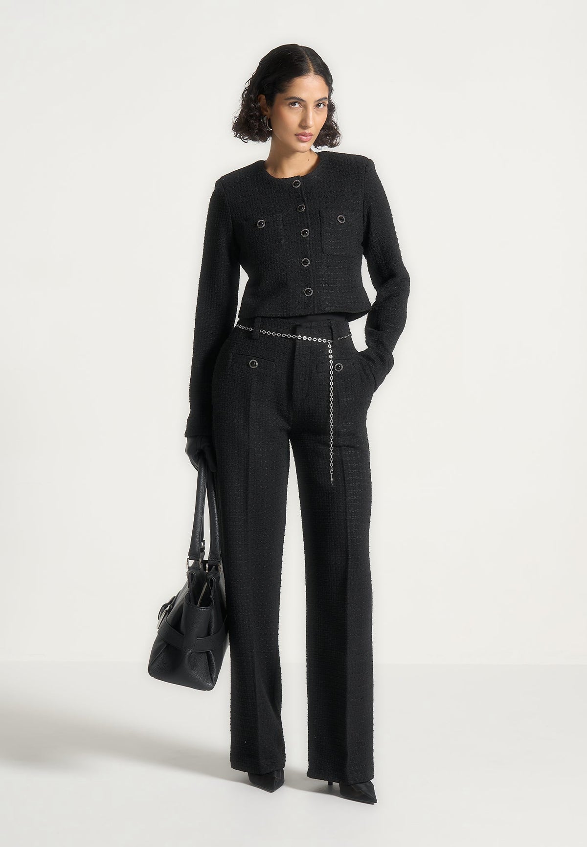 celine-cropped-tweed-jacket-with-pearls-black