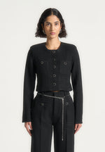 celine-cropped-tweed-jacket-with-pearls-black