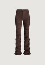 caroline-tacked-suede-fit-and-flare-trousers-brown