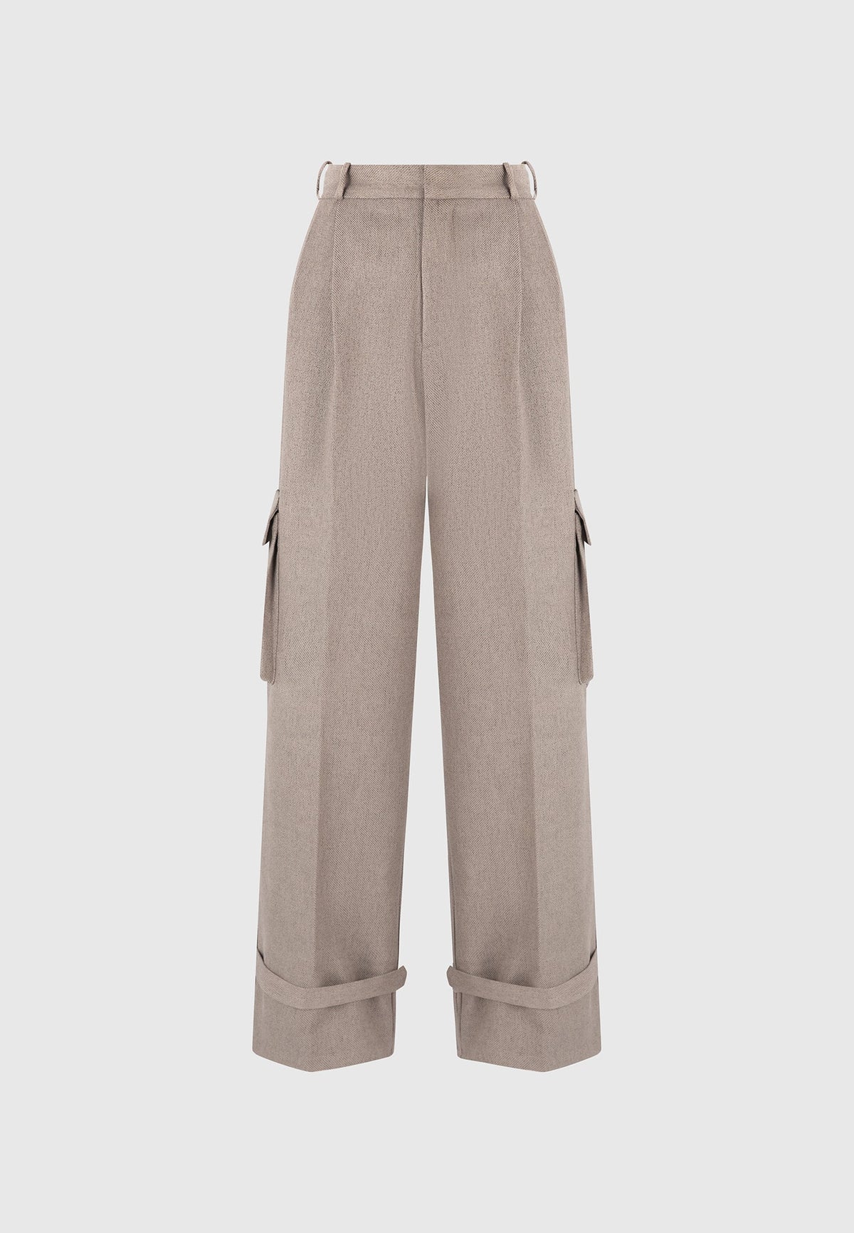 danielle-textured-tailored-pleated-cargo-trousers-taupe
