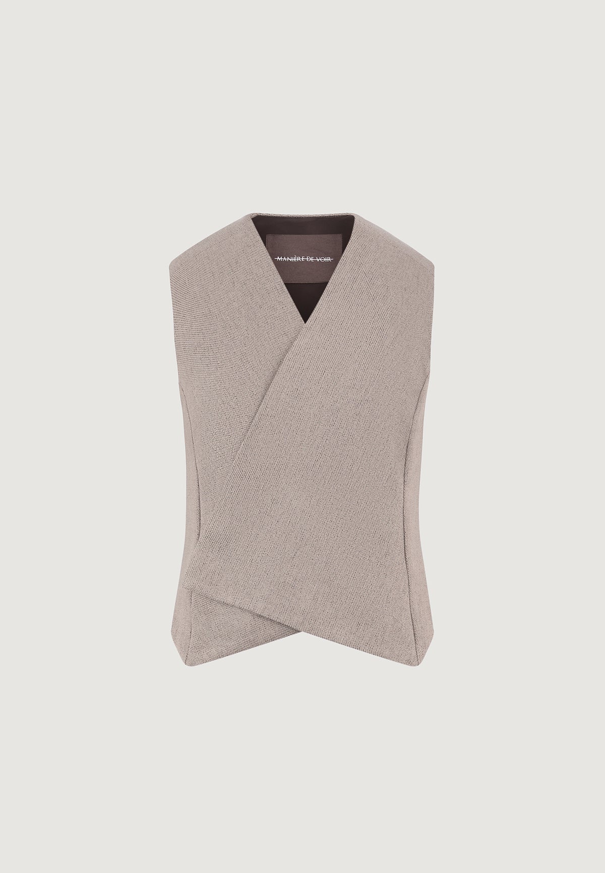 laurence-textured-tailored-wrap-waistcoat-taupe
