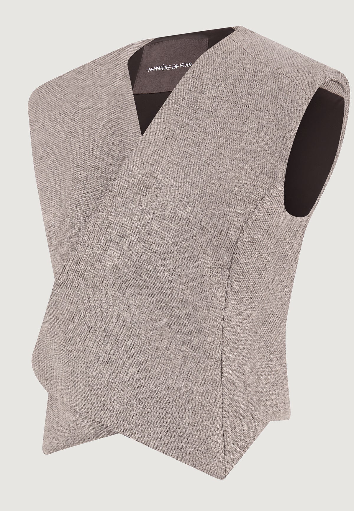 laurence-textured-tailored-wrap-waistcoat-taupe