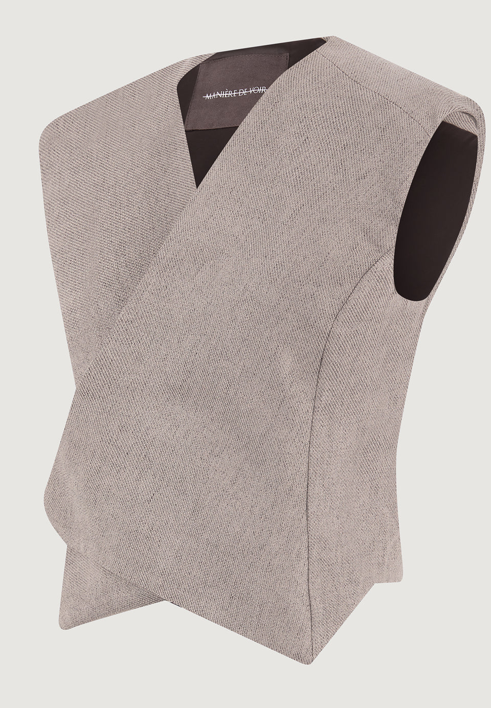 laurence-textured-tailored-wrap-waistcoat-taupe