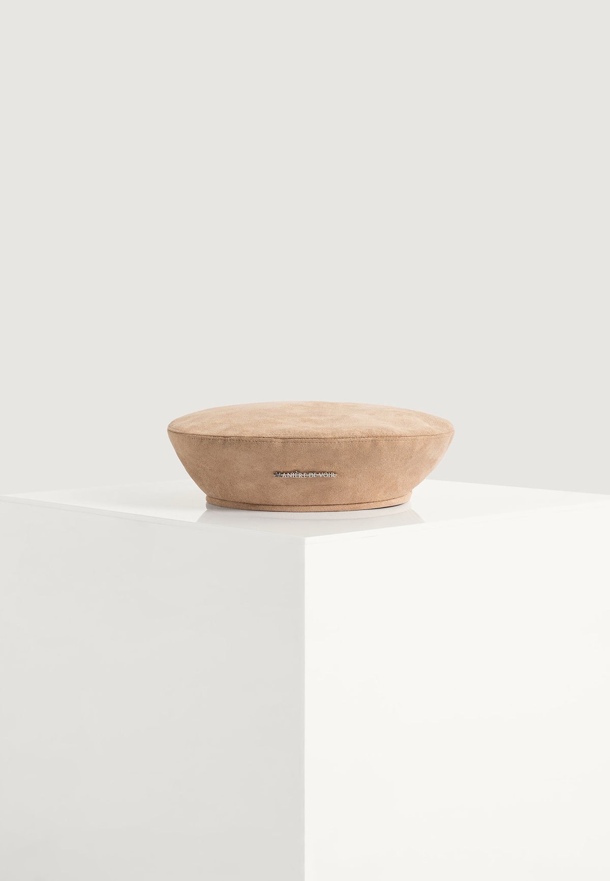 Anya - Suede Beret - Beige