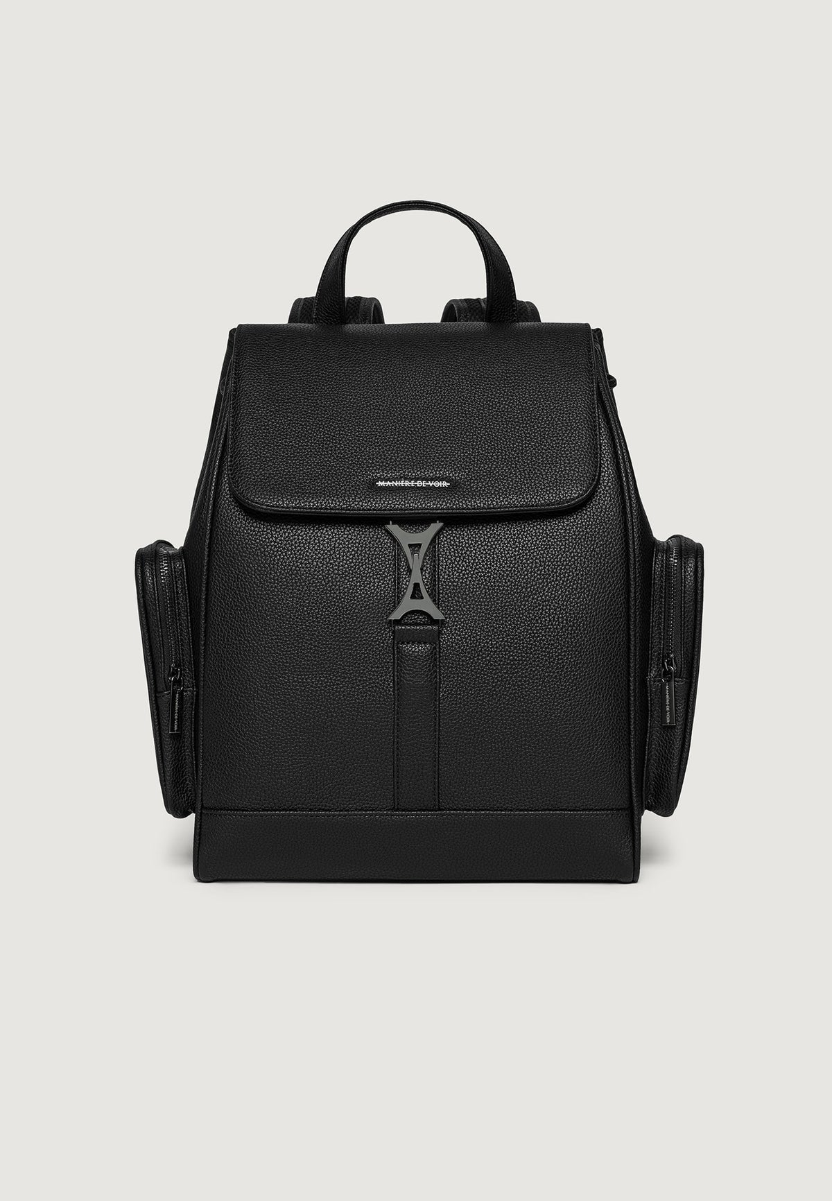 maloe-pebbled-leather-eiffel-clasp-backpack-black