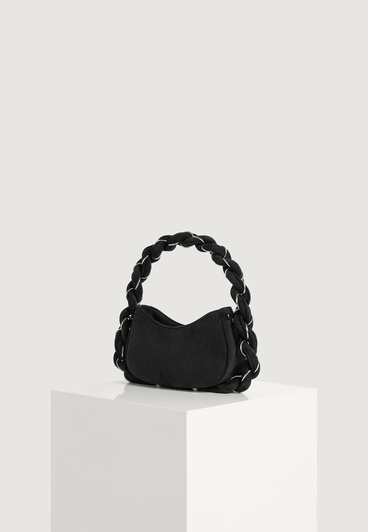somme-suede-handbag-black-silver