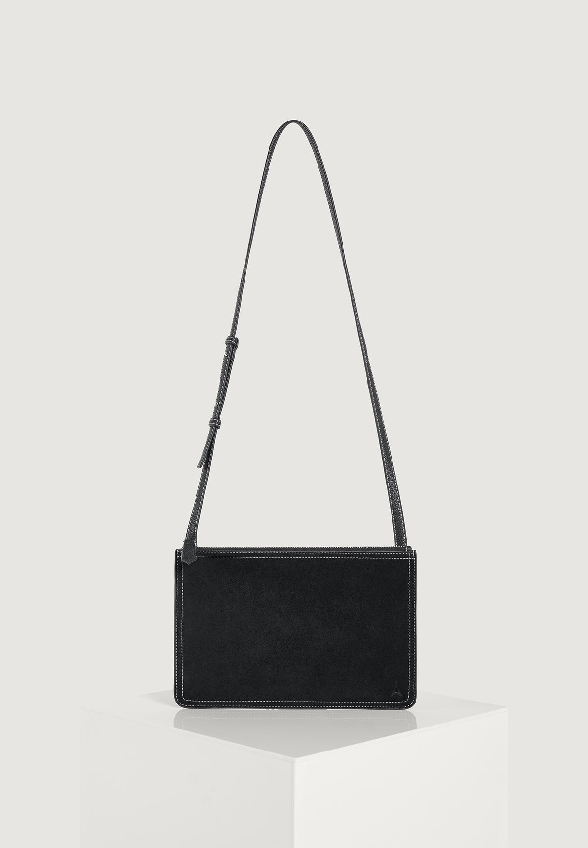 elio-suede-contrast-stitch-crossbody-bag-black