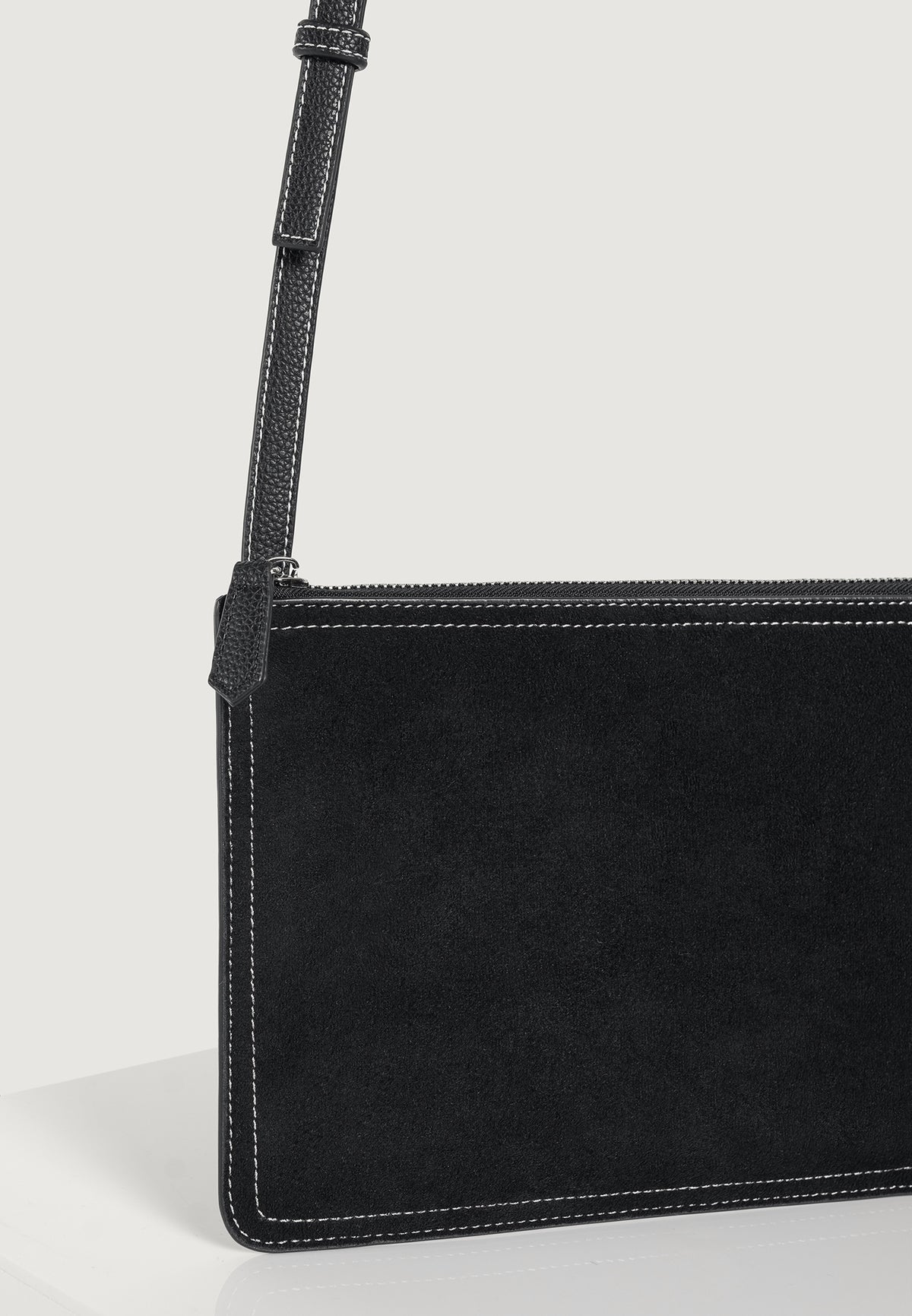 elio-suede-contrast-stitch-crossbody-bag-black