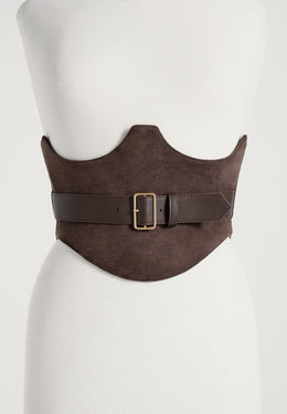 suede-leather-corset-belt-brown