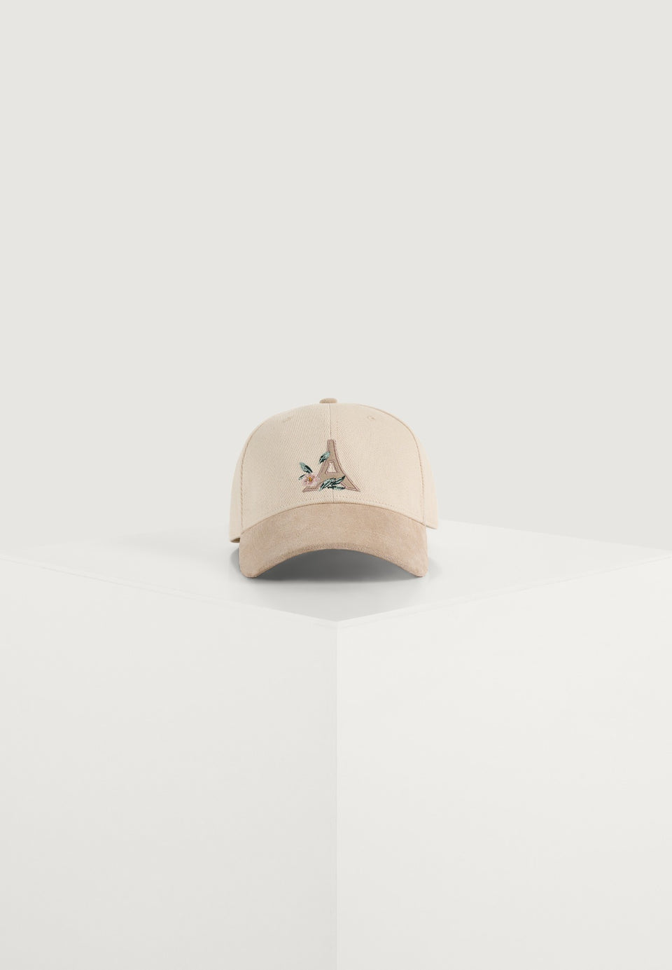 floral-eiffel-suede-contrast-cap-beige