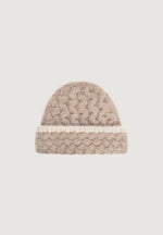 Otis - Waffle Knit Beanie - Beige
