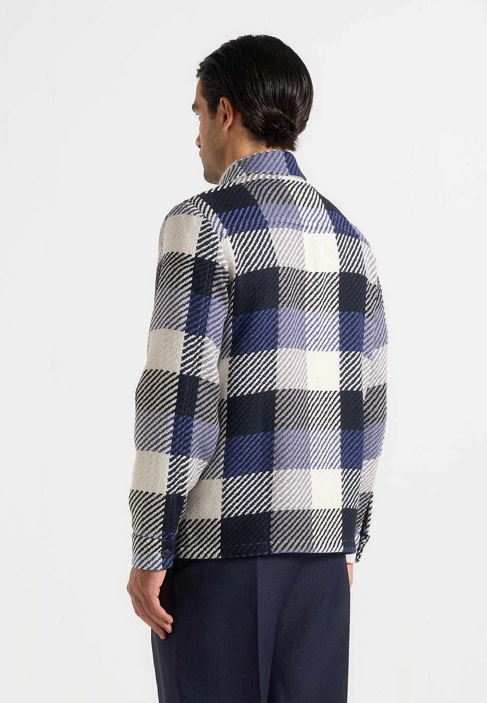 rune-unisex-check-overshirt-navy