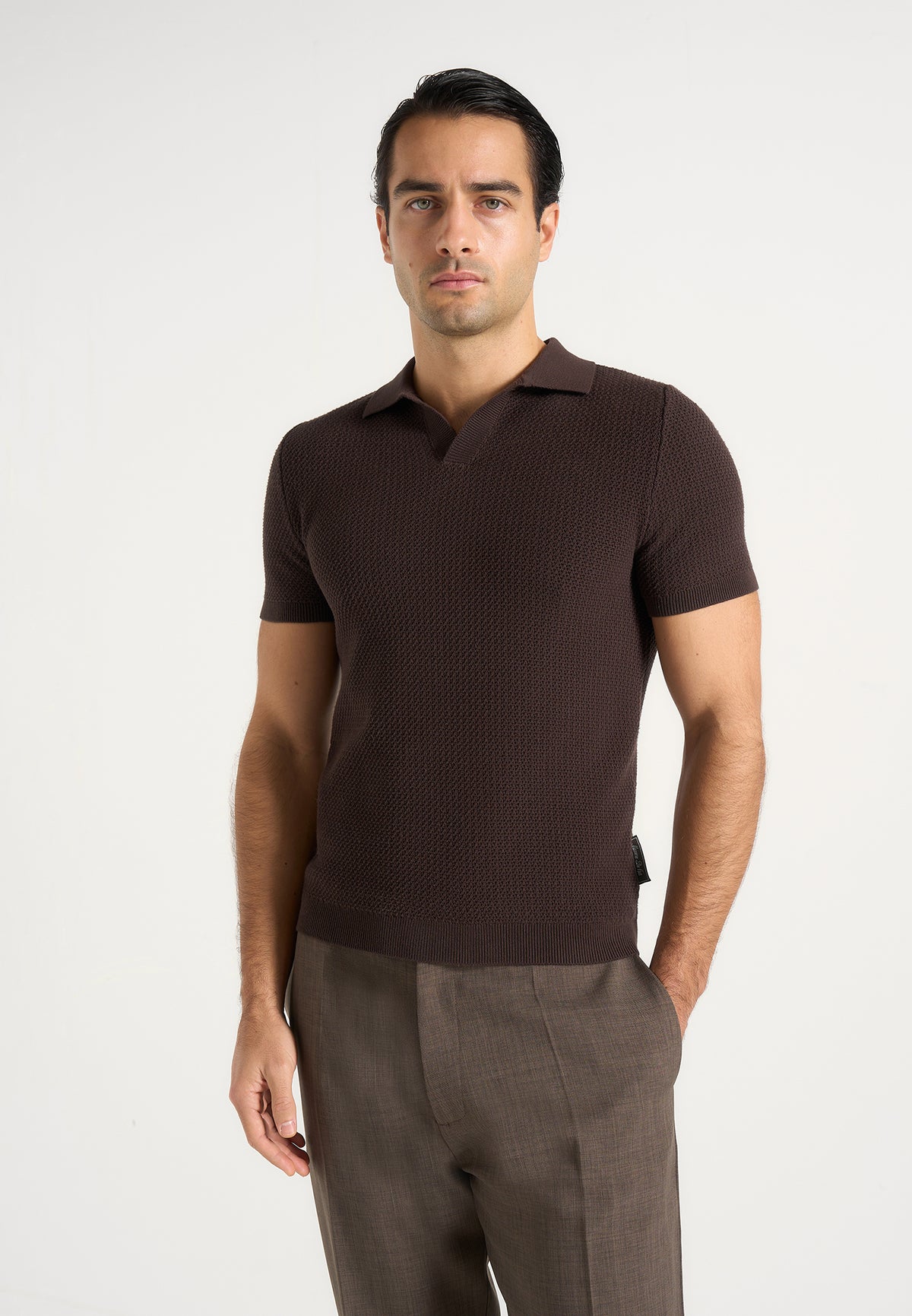 rowen-textured-knit-revere-polo-shirt-brown