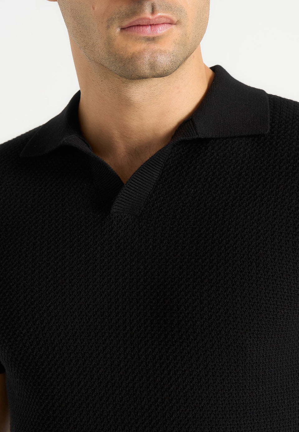 rowen-textured-knit-revere-polo-shirt-black