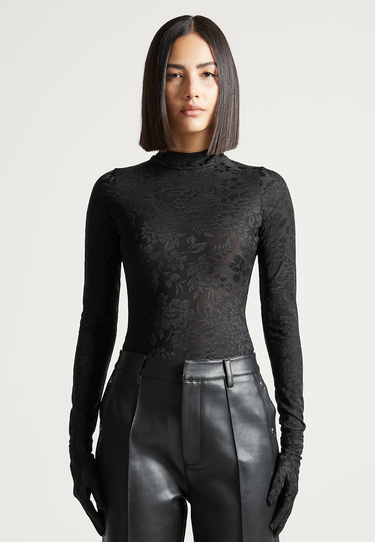 ivy-jacquard-bodysuit-with-gloves-black