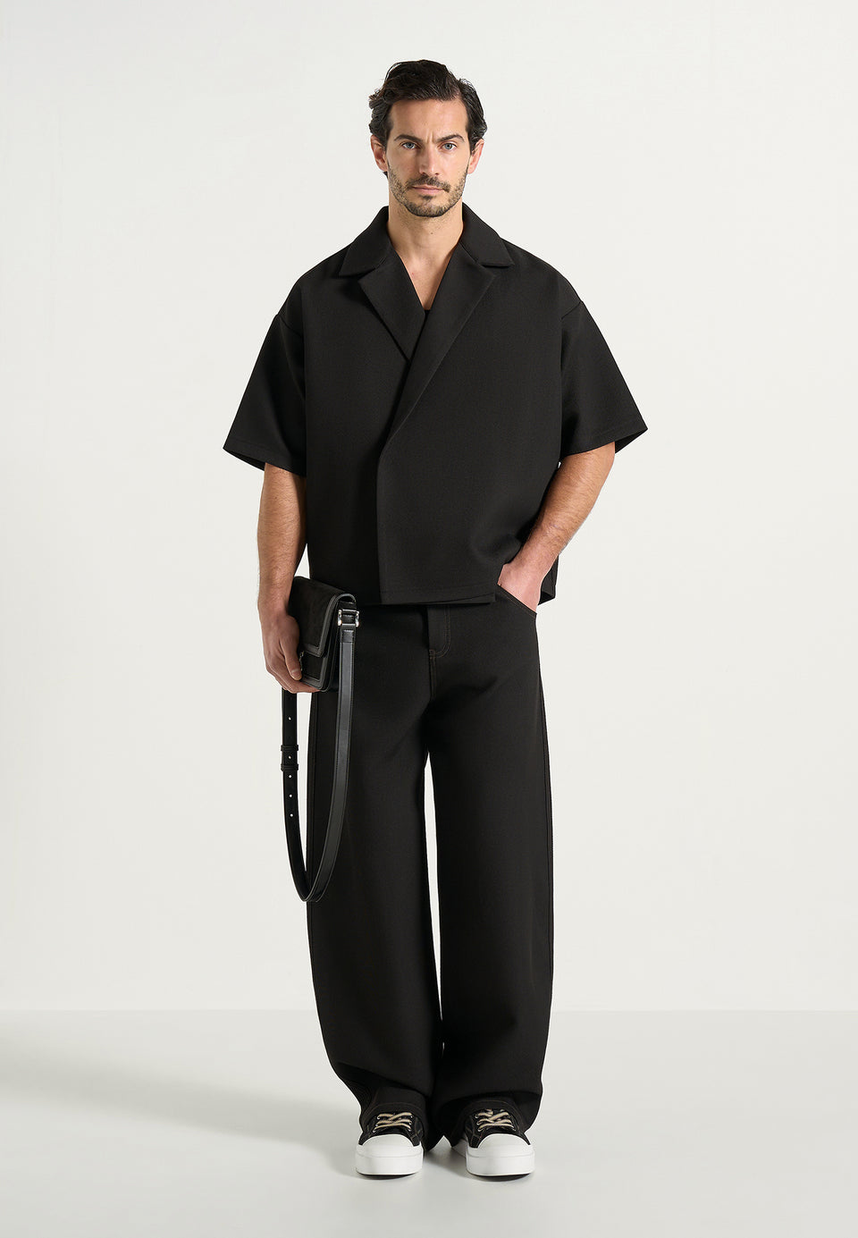 abel-boxy-twill-double-breasted-shirt-black