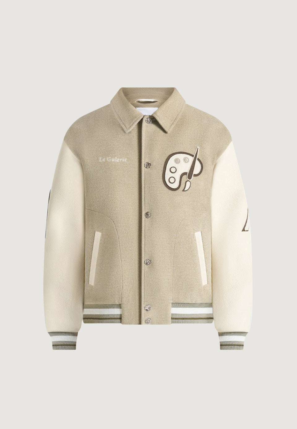 le-galerie-varsity-jacket-sage