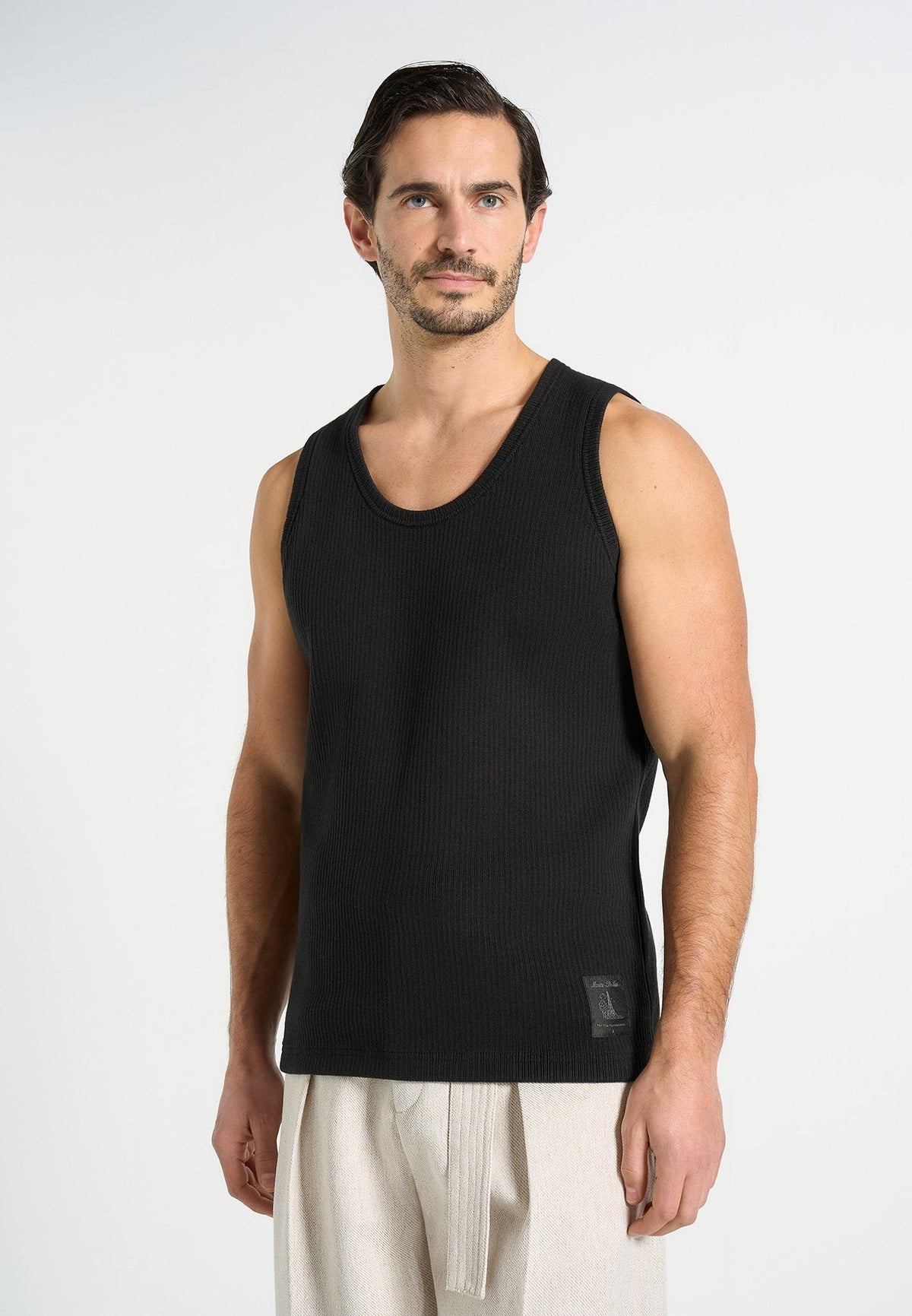 vs001-ribbed-cotton-tank-top-black