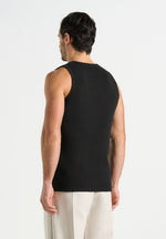 vs001-ribbed-cotton-tank-top-black