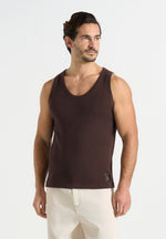 vs001-ribbed-cotton-tank-top-dark-brown