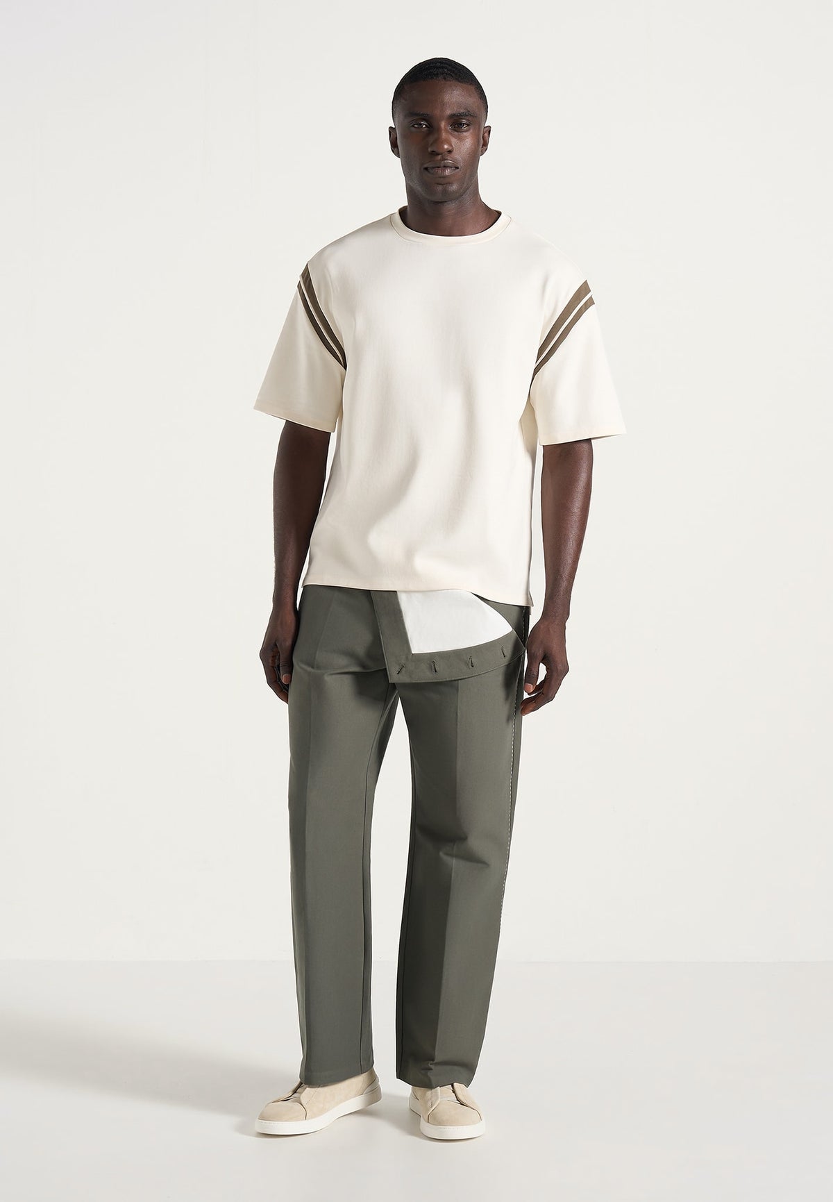 Henri - Foldover Pants - Olive