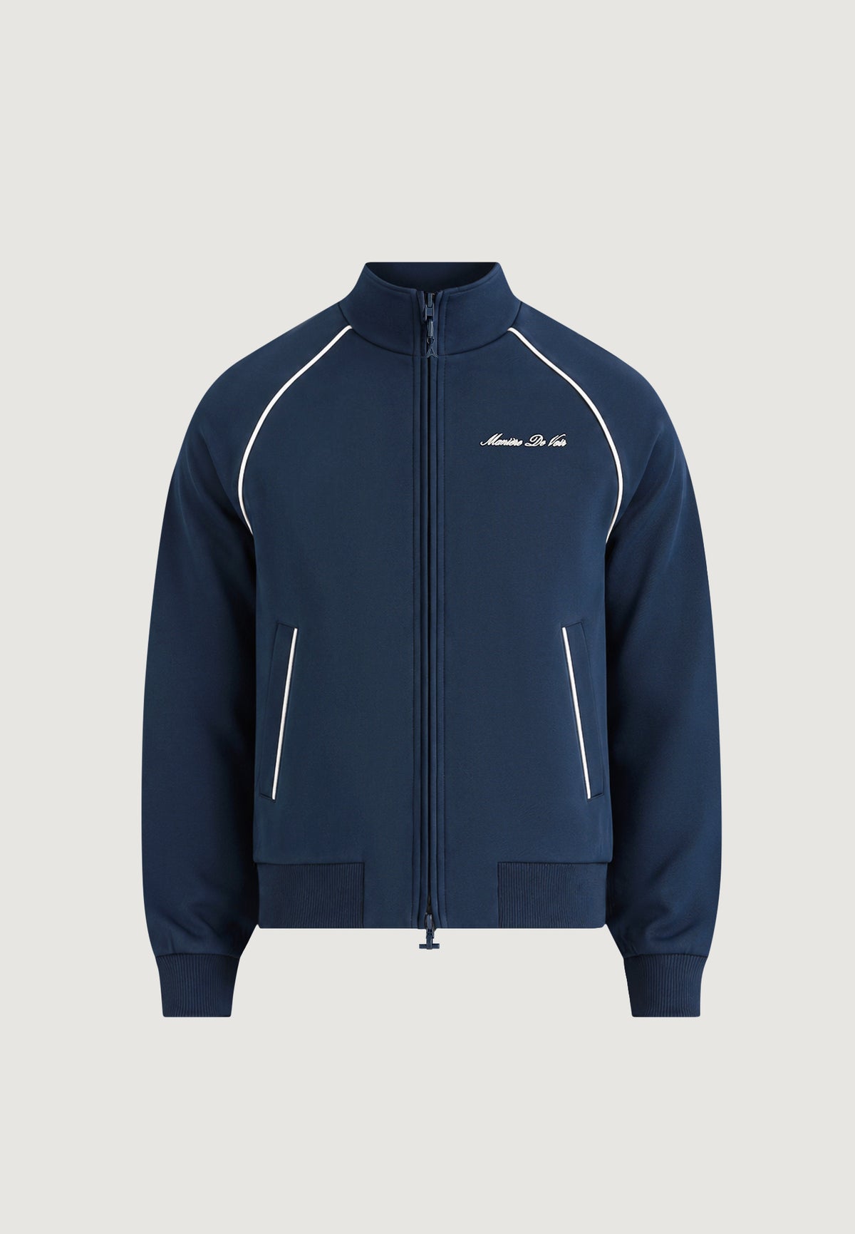 Signature Piped Track Jacket - Dark Navy