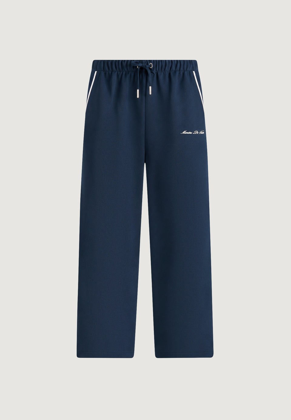 Signature Piped Track Pants - Dark Navy