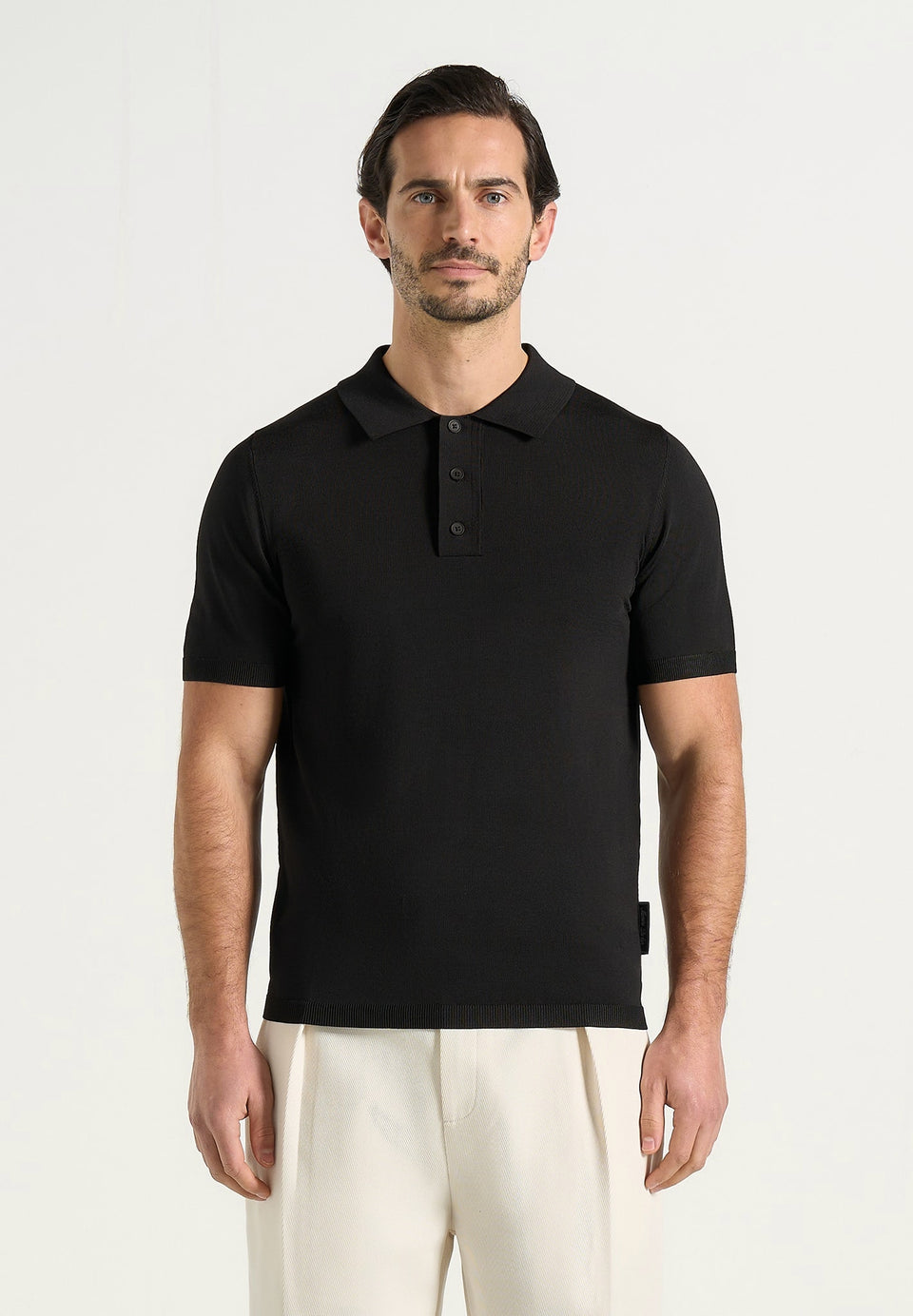 pl001-luxe-knitted-polo-top-black