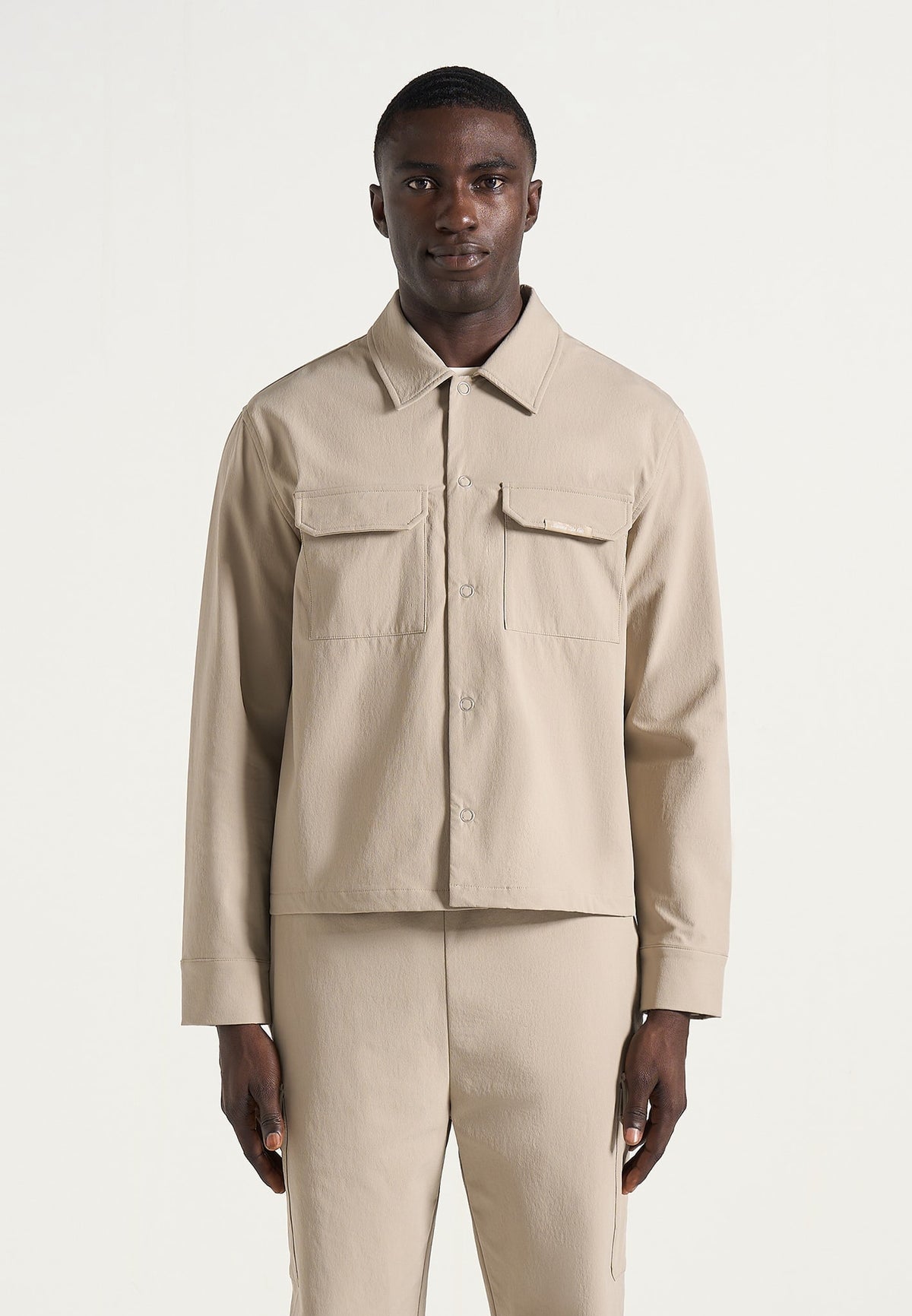 Milo - Technical Cargo Jacket - Beige