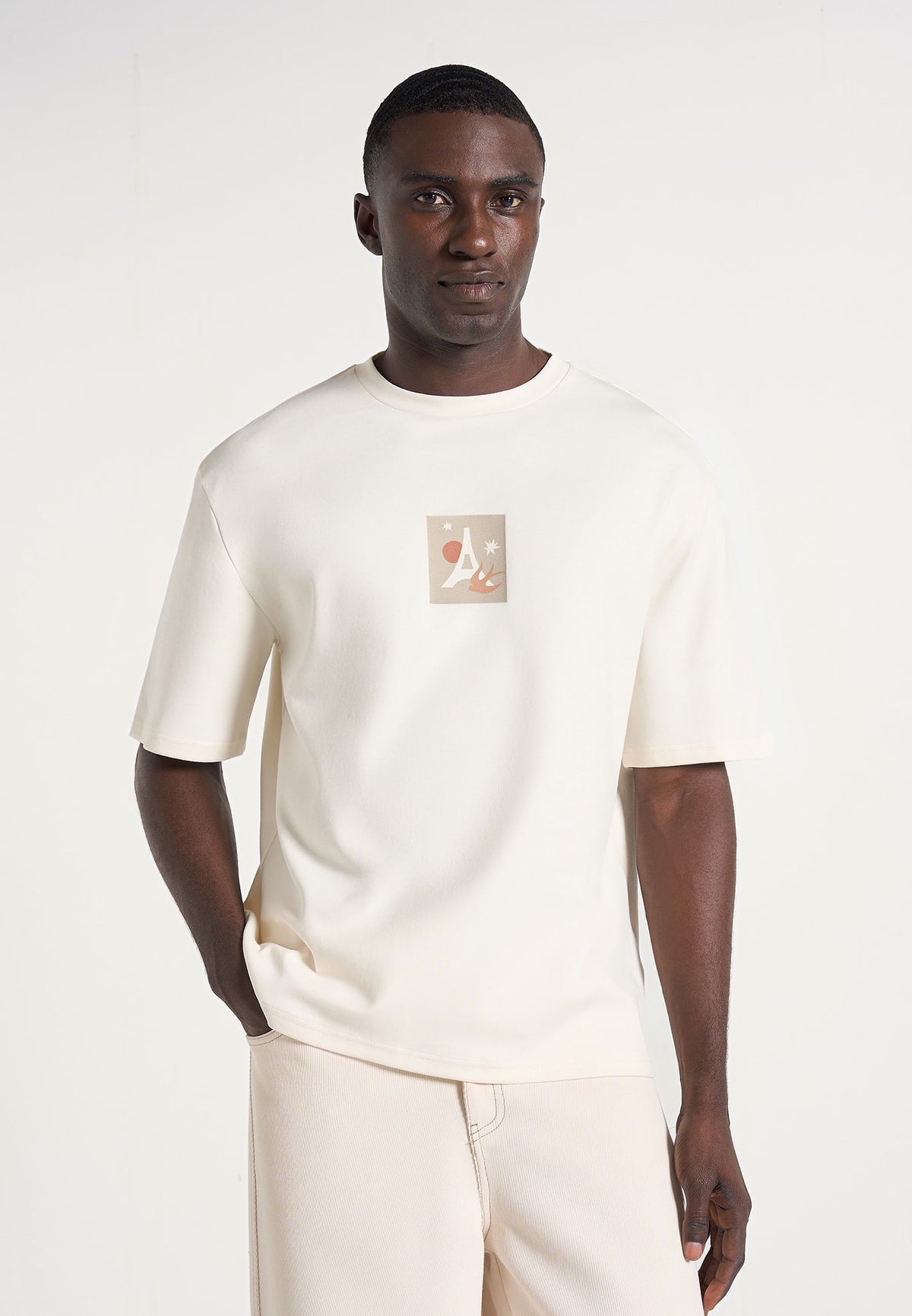 thibault-bird-detail-cotton-t-shirt-cream