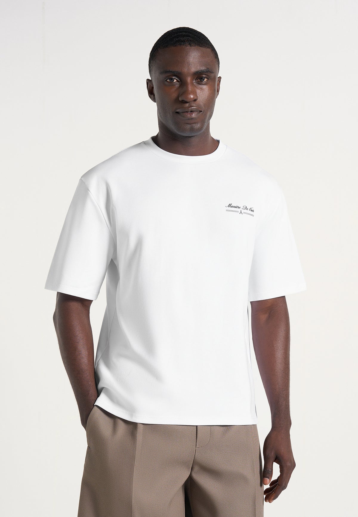 Kian - Circuit De Monaco Cotton T-Shirt - White