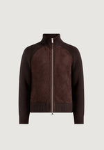 Rami - Suede & Knit Jacket - Brown