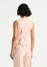 christine-tailored-cinch-waistcoat-peach