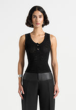 nora-pointelle-knitted-vest-with-knot-button-black