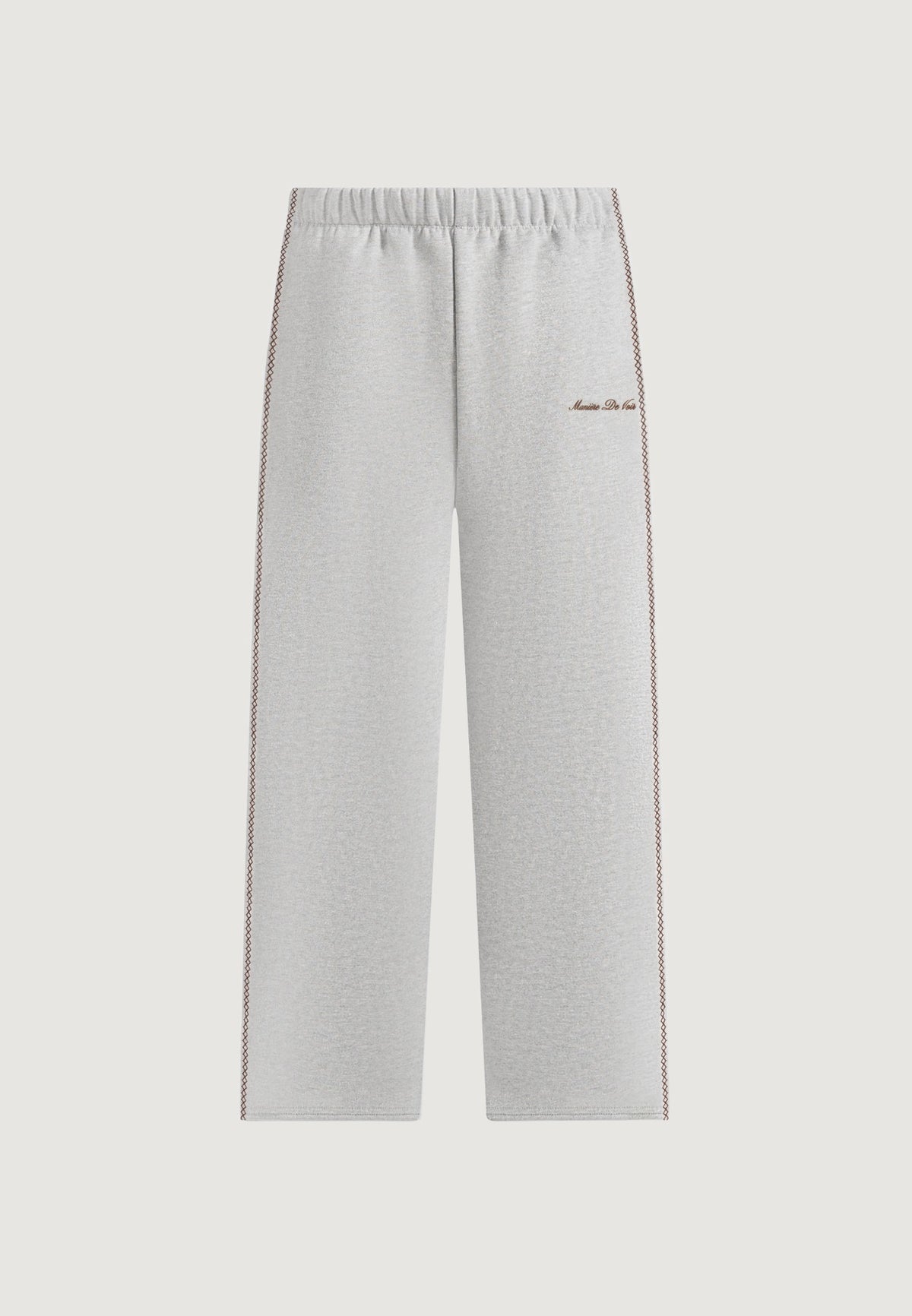 morgan-unisex-whipstitch-regular-joggers-light-grey