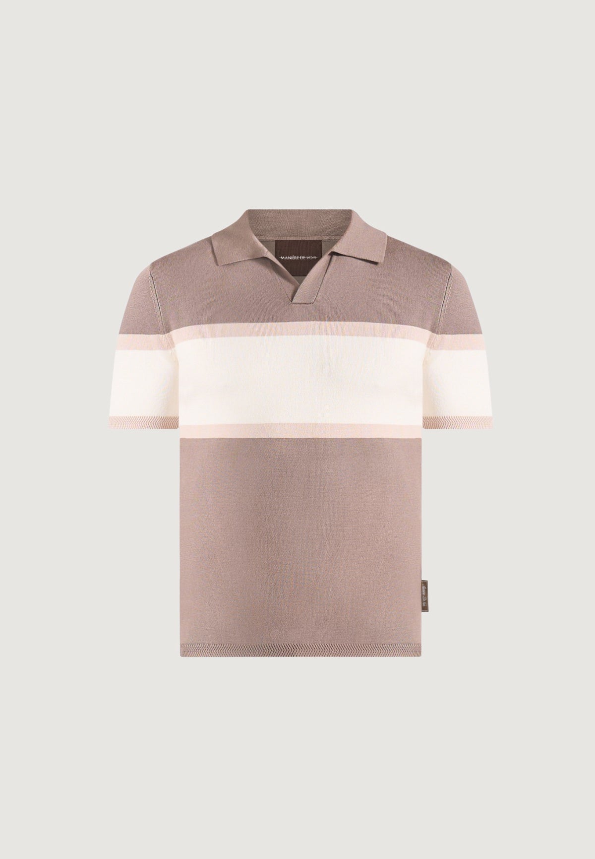 enzo-colour-block-polo-top-mushroom