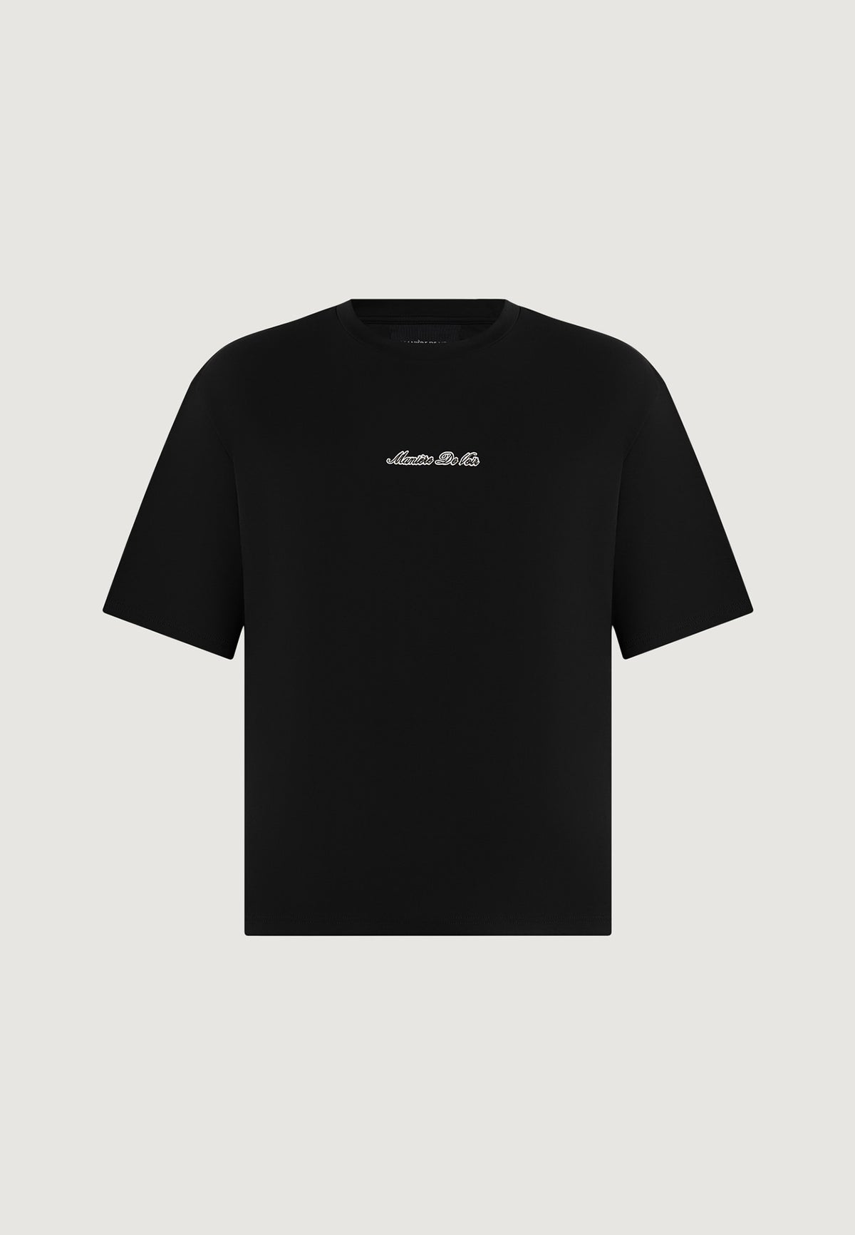 TS001 - Unisex Signature Relaxed Fit Cotton T-Shirt - Black
