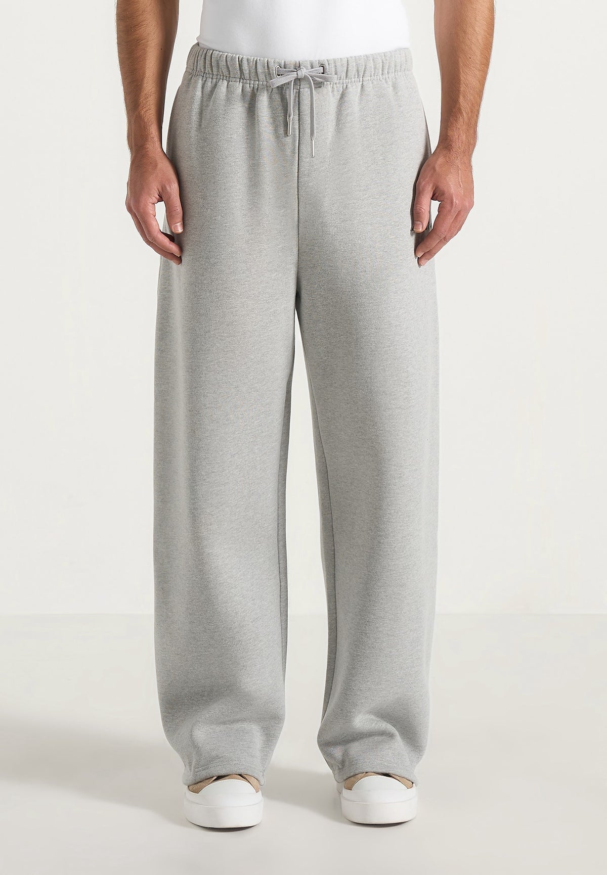 js003-unisex-signature-wide-leg-joggers-marl-grey