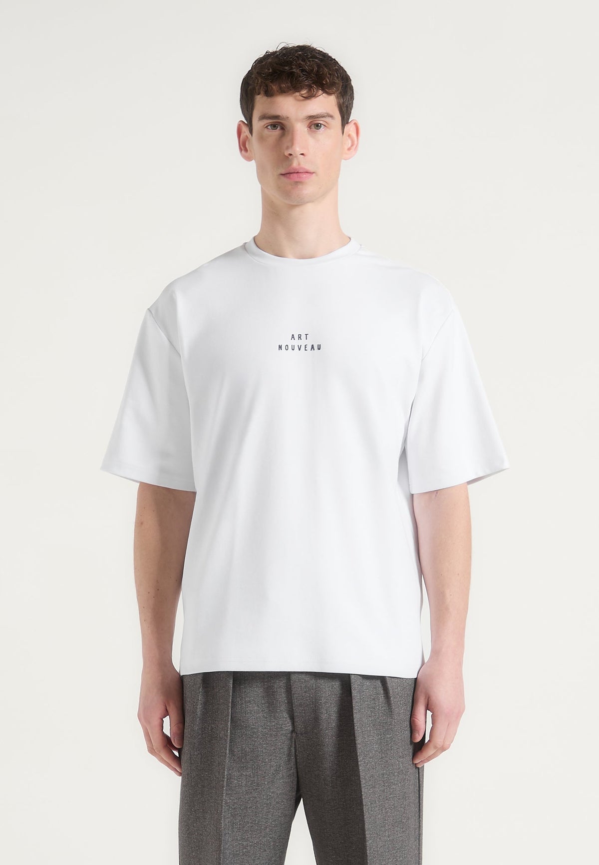 Art Nouveau - Cotton T-Shirt - White