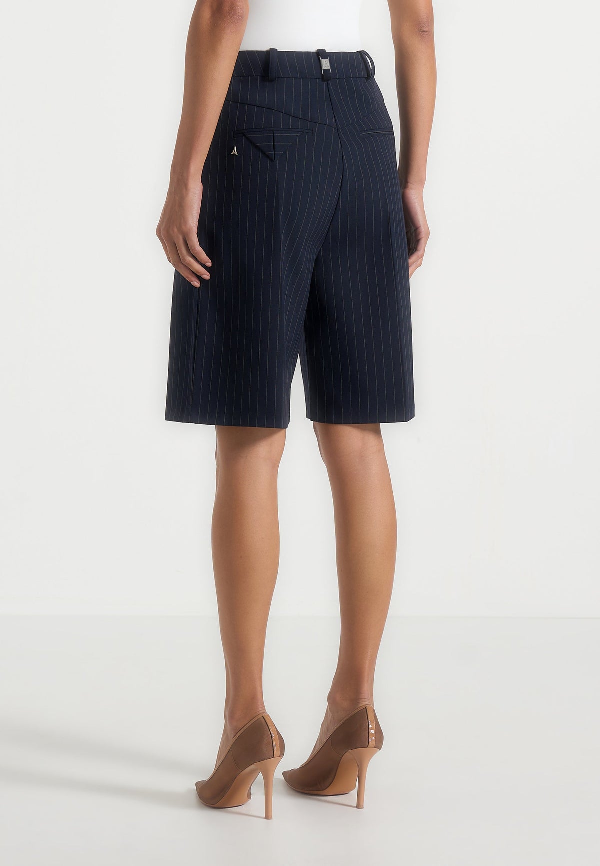 lorette-pinstripe-double-pleat-tailored-shorts-navy