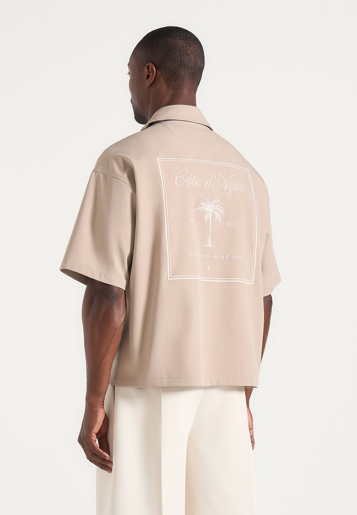 alexis-unisex-cote-dazur-boxy-shirt-beige