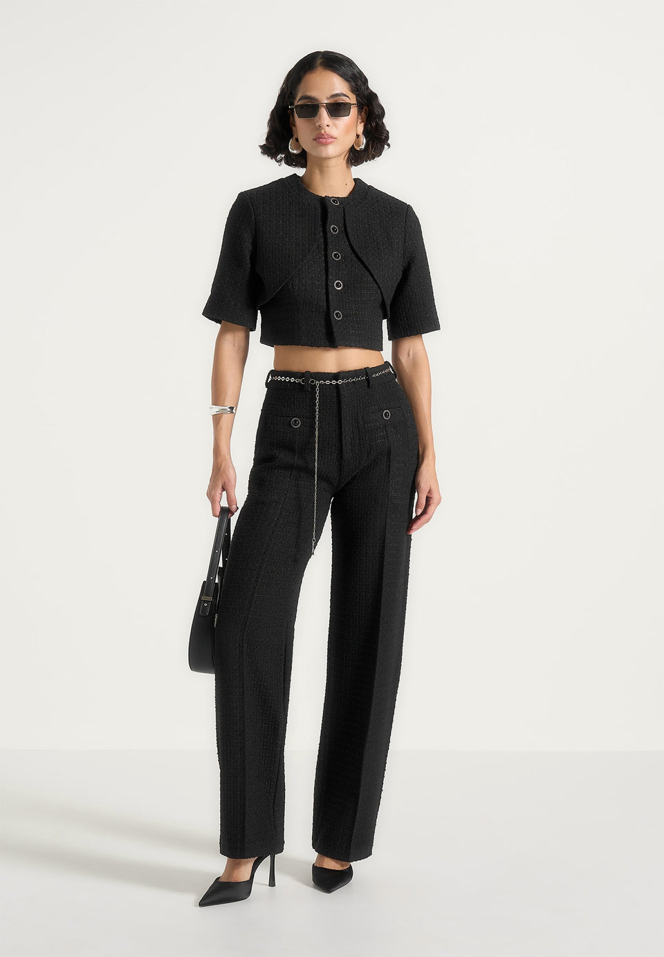 alba-tweed-mock-neck-curve-detailing-top-black