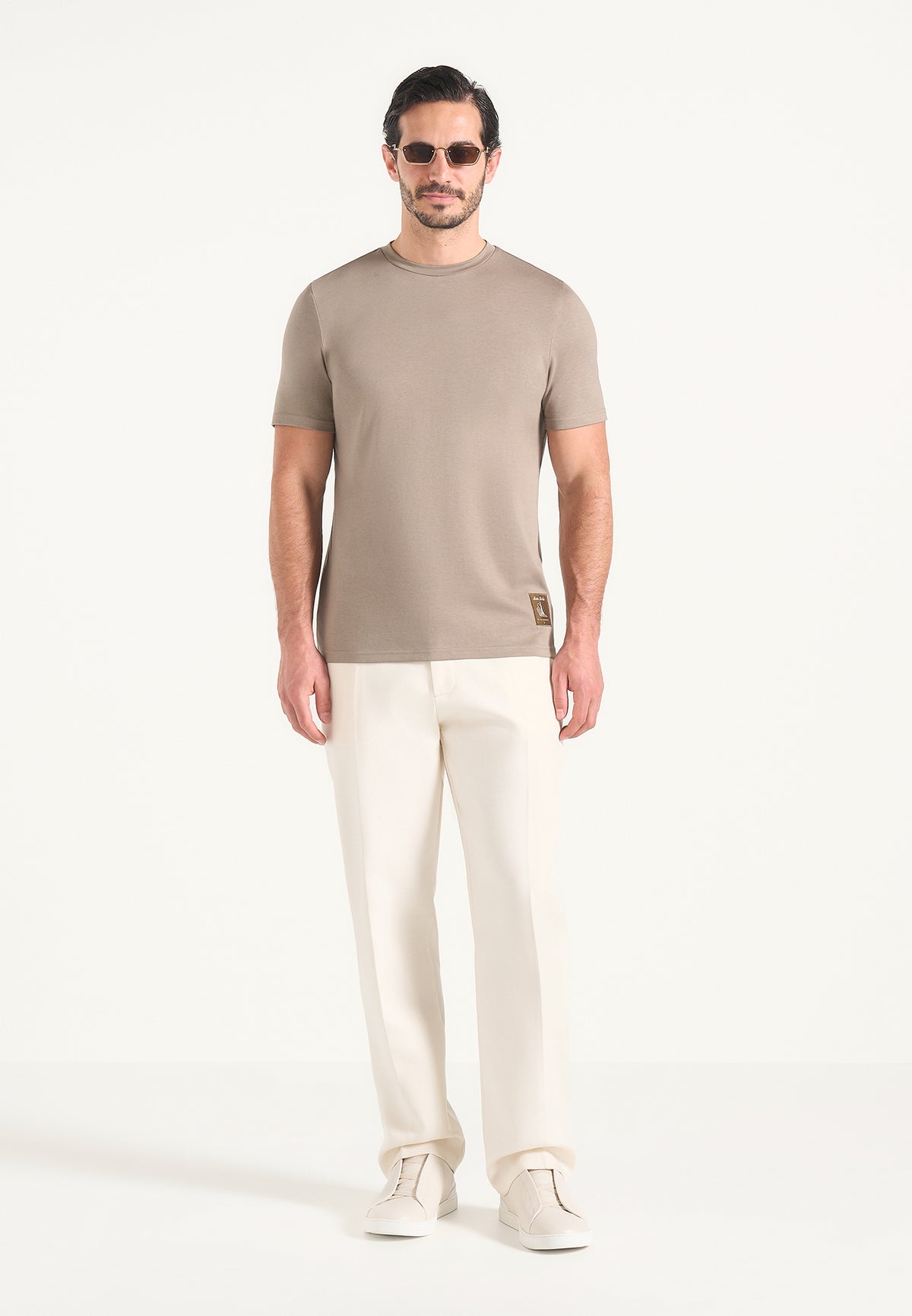 TS003 - Fitted Luxe T-Shirt - Mushroom