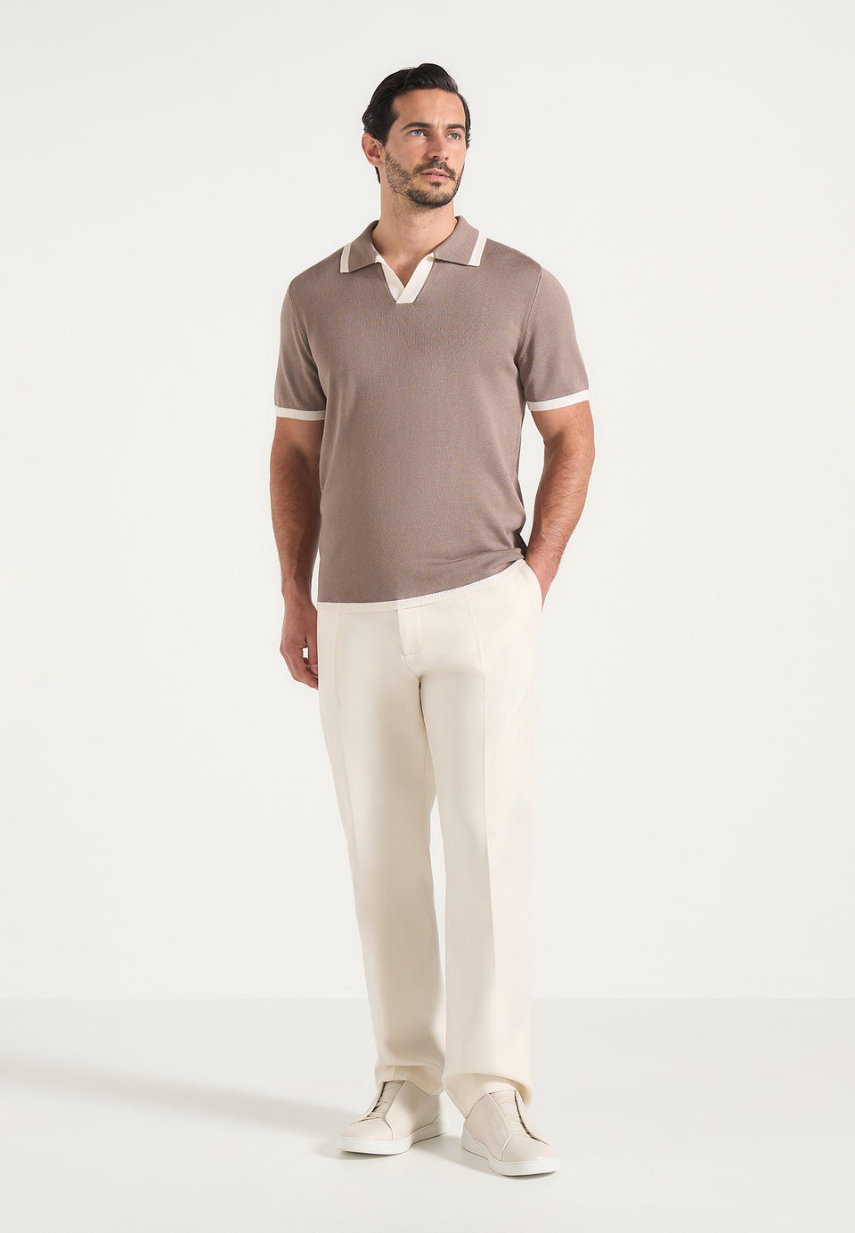 lambert-contrast-detail-knit-polo-shirt-mushroom
