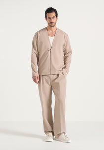 Lars - Minimal Kimono Blazer - Beige