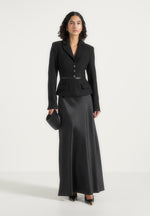grace-boucle-and-satin-belted-blazer-maxi-dress-black