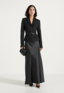 grace-boucle-and-satin-belted-blazer-maxi-dress-black